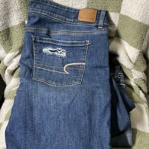 American Eagle Outfitters Relaxed Blue Jeans
